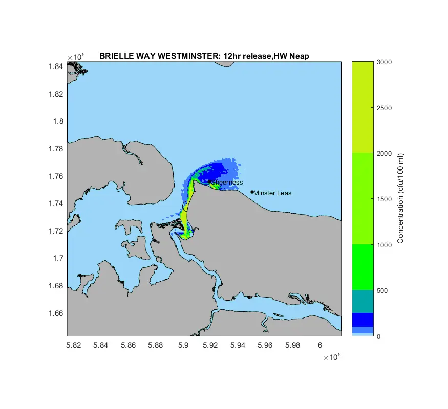 Tidal Modelling - release map