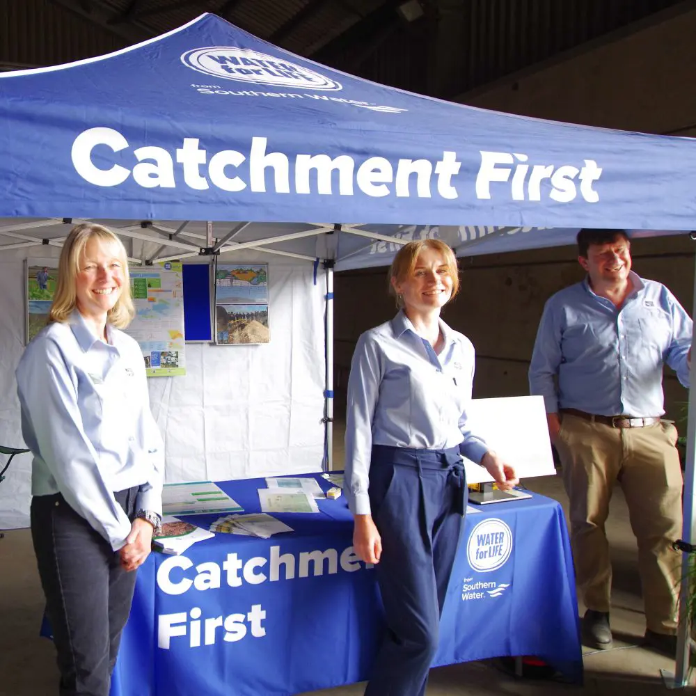 Southern Water Catchment Team educating customers at a country show