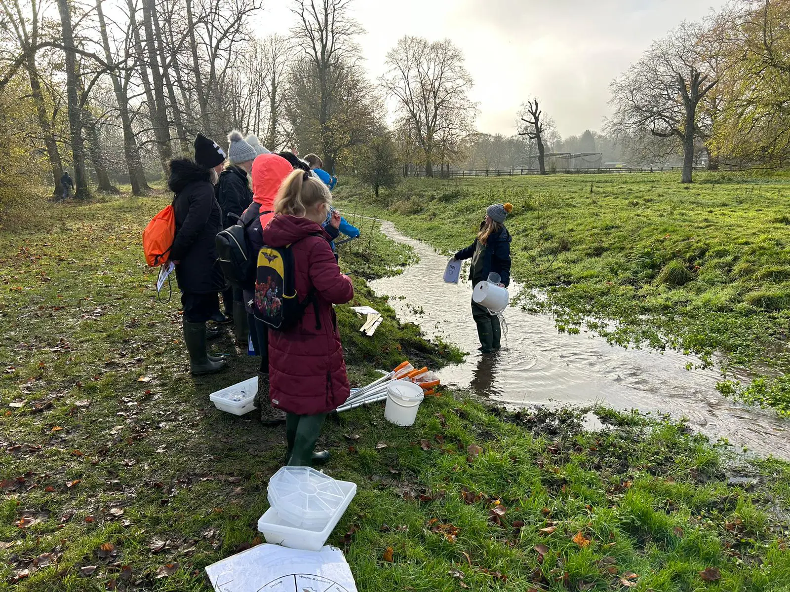 Children from St Faith's School learning about water 