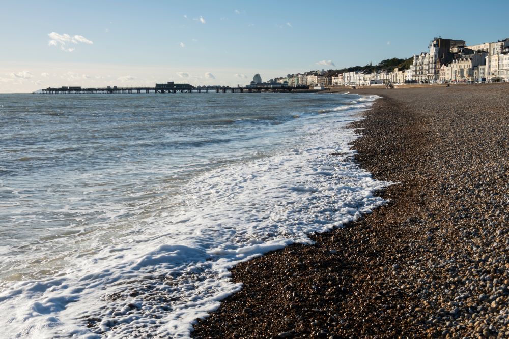 Hastings beach