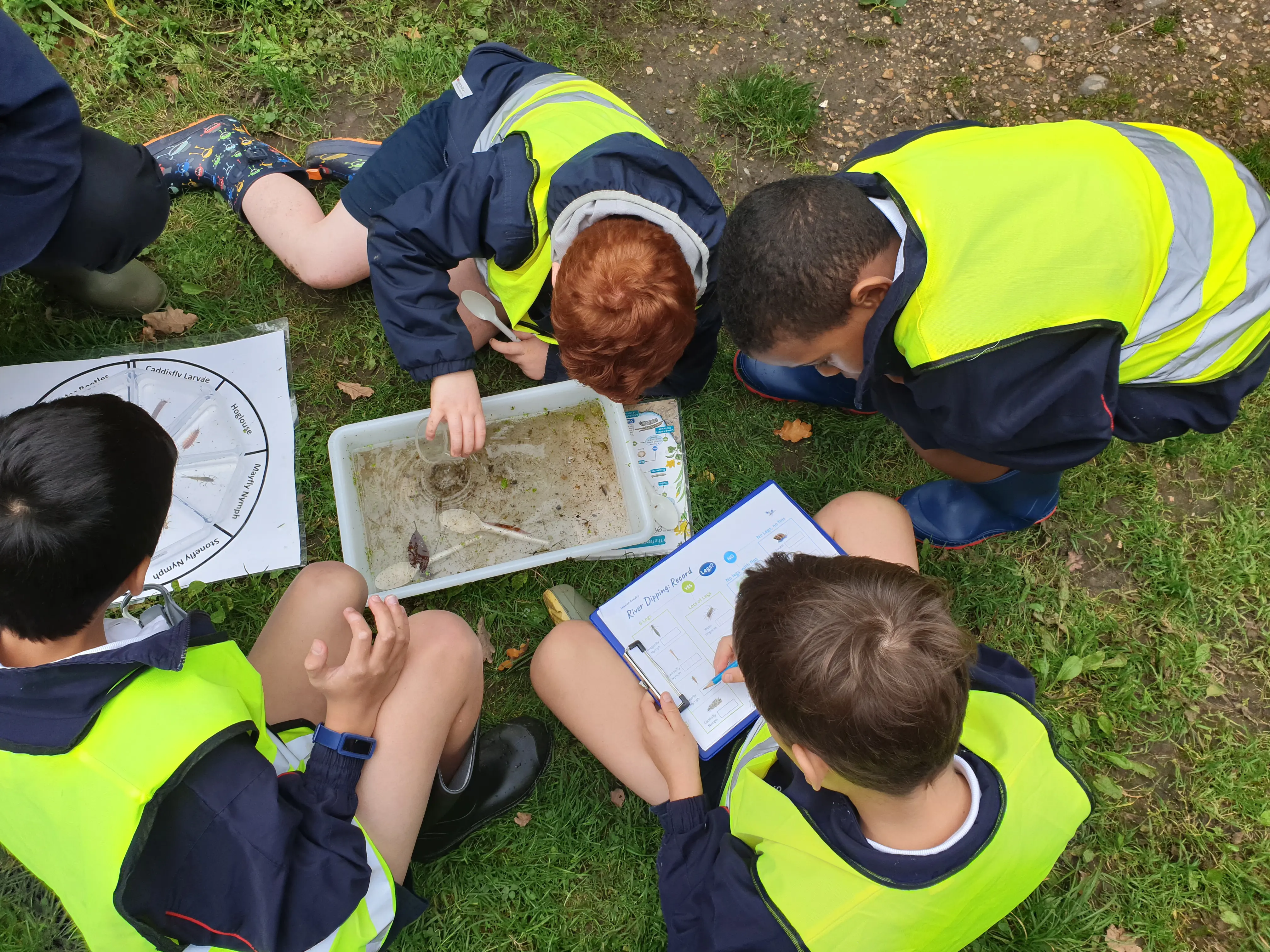 Kids from Sherbourne House School on the Our River Our Water Programme