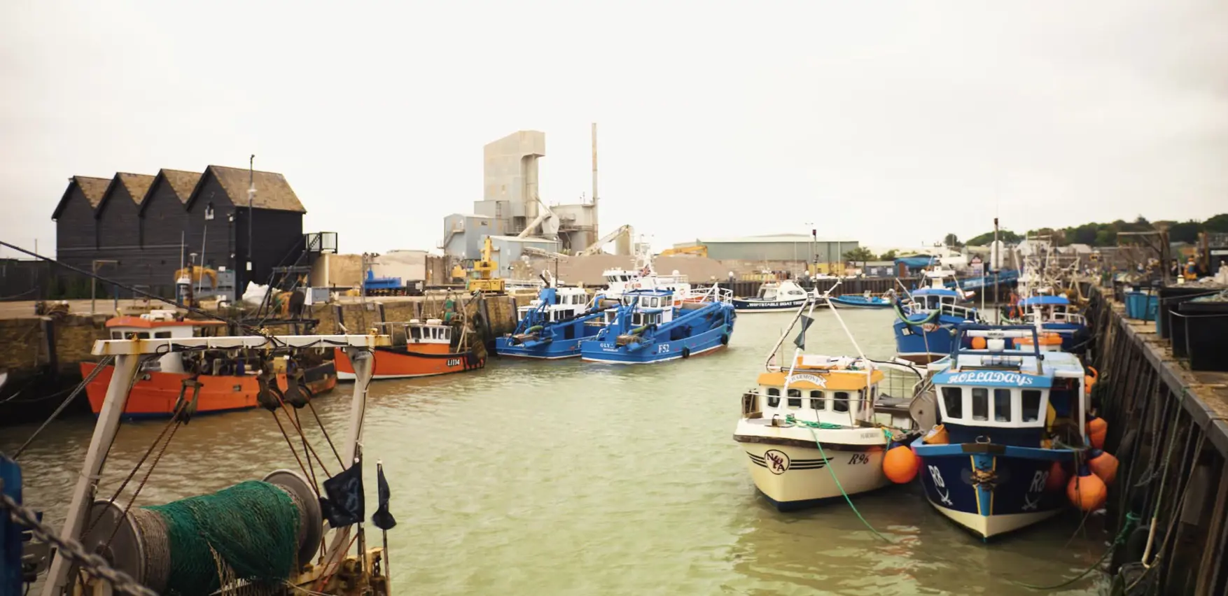 Boats at Whitstable Dock